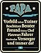 Produktbild Auto KFZ LKW Trucker Blech Schild mit Motiv: Papa ist 17cm x 22cm