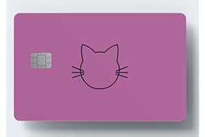 WORKIRAN Cat Card Skin | Sticker for Transportation, Key Card, Debit Card, Credit Card Skin | Covering & Personalizing Bank Card | No Bubble, Slim, Waterproof Card Cover