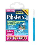 erskineDENTAL Piksters - for Cleaning Between Teeth-Size 5 (Blue)- 40Pk