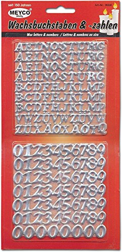 Wachsbuchstaben&Zahlen