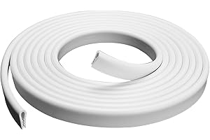 Inscrip Protezione bordi per porte auto, protezione bordi in PVC da 5 m, guarnizione in gomma, protezione con forma a U, protezione per i bordi della porta, non necessita di colla, per la maggior