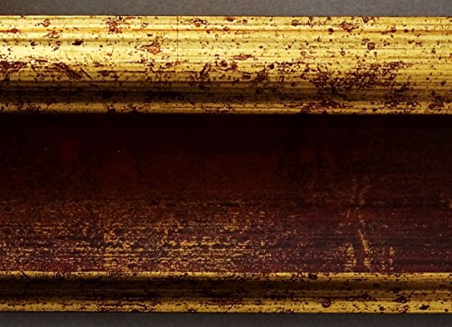 Spiegel Wandspiegel Badspiegel – Acta Rot Gold 6,7 – handgefertigt – 200 Größen zur Auswahl – Antik, Barock – 90 x 140 cm AM - 3