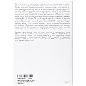 La scrittura scenica. Un codice e le sue pratiche nel teatro del Novecento