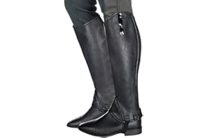 HKM Unisex Reitletten -Elastik-9100 Reitstiefel