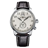 Zeppelin Herrenuhr Analog Quarz mit Lederarmband – 76445