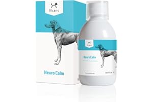 VetVital Vicano Neuro Calm | 250 ml | Ergänzungsfuttermittel für Hunde | In Phasen erhöhten Stresses wie z.B. Reisen | Ideal zur täglichen Begleitung nervöser und sensibler Hunde