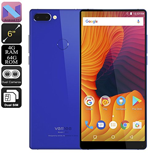 Preisvergleich Produktbild Vernee Mix 2 Android 7.1 Phone Octa-Core 4GB RAM 6-Inch Bezel-Less 2K Display