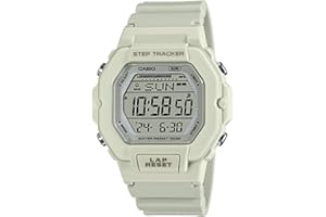 Casio Męski cyfrowy zegarek kwarcowy z bransoletką z tworzywa sztucznego LWS-2200H-8AVEF, żywica, Pasek