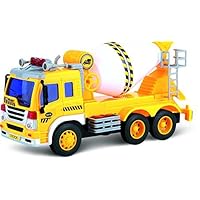 ThinkGizmos Friction Powered Toy Truck With Lights & Sound - Friction Toy (Trademark Protected)