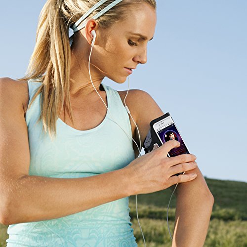 Brazalete Deportivo  GVDV Brazalete Movil Universal 5 2  - 6 0  Con Bolsillo para Llaves  Auriculares y Tarjetas Antideslizante CONTRA Sudor para Paseo  Correr  Gimnasio  Ciclismo