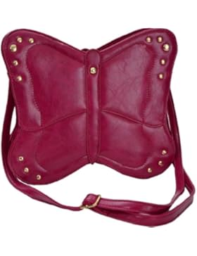 Phoebe Schmetterling Frauen Cross Body Kunstleder Mini Umhängetasche Damen Handtasche