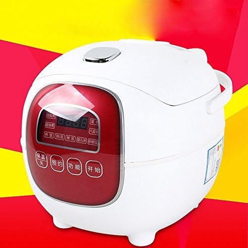 D Electric pot Mini Rice Cooker 1.6L Intelligent Fashion Booking Small Rice Cooker,White