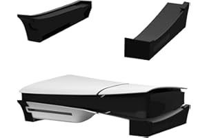 Buziba Soporte horizontal para PS5, soporte de escritorio de base delgada compatible con Playstation 5, accesorios de consola delgada, discos y ediciones digitales