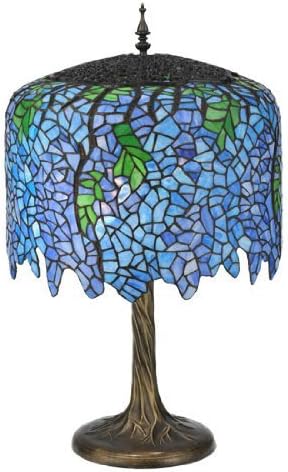 Meyda Lighting 118689 28"H Tiffany Wisteria Table Lamp