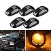 Produktbild Kaizen 5 PCS Schwarz Rauchglas-Linse weiß LED Cab Dach Top Marker Light Running Lights für Truck SUV 4 x 4 Lampe Farbe Weiß