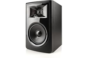 JBL 306P MKII Powered Two Way Active Studio Reference Monitor – 6” Woofer and 1” Tweeter, Next Gen Transducers, Stunning Detail, Precise Imaging, Wide Sweet Spot, Flexible Connectivity – Single Unit
