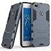 Produktbild Huawei Y6 Pro 2017 case,Stylish cover GOGME [Tough Armor Series]Rugged TPU/PC Hybrid Armor, Anti-Scratch PC back panel + Shockproof TPU bumper+Foldable holder,Ultra-thin phone shell for Huawei Y6 Pro 2017 . navy blue