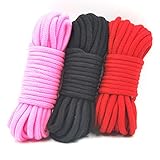 10M Cotton B-ôňd-àgé Rope B`DṤM B-ôňd-àgé Ré-s-tràÏňts Rope Fetish Ṥ-ê-x Toys for Couples Erotic Toys Game Ṥ-ê-x B-ôňd-àgé Set Red