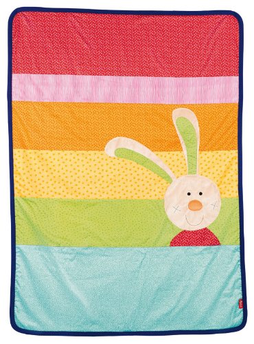Preisvergleich Produktbild Sigikid 40579 Decke Rainbow Rabbit, 140 x 100 cm
