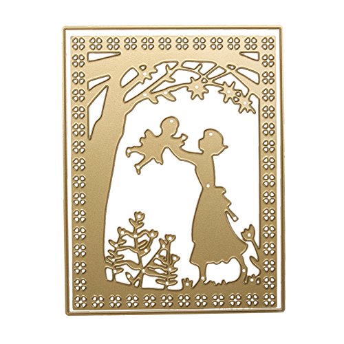 Amazingdeal365 Hello World Metall Form Stanzschablonen Schablonen Schneiden DIY Dekor Sammelalbum Karten Buchzeichen Lesezeichen als Geschenk für Freunde Geburtstag Kinder,Kindergarten Hobby Schule Handarbeit Unterricht usw. Ein tolles Geschenk! - 8