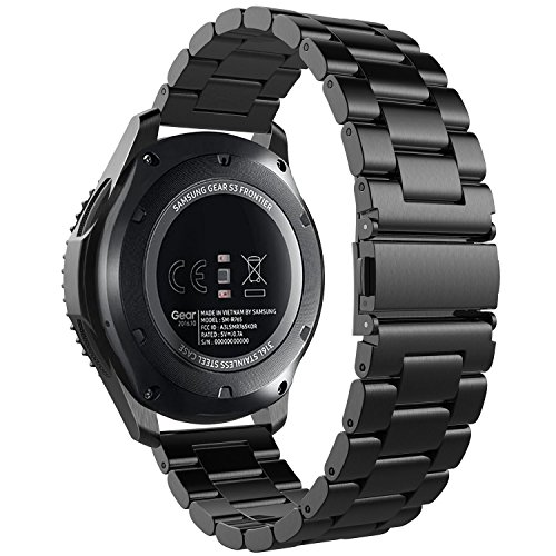 Simpeak Samsung Gear S3 Reloj Correa Samsung Galaxy Watch 46mm Acero Inoxidable Banda de reemplazo Tres Hebilla de Cuentas Dise o Correa para Samsung Gear S3 Classic Frontier - Negro reviews Simpeak Samsung Gear S3 Reloj Correa Samsung Galaxy Watch 46mm Acero Inoxidable Banda de reemplazo Tres Hebilla de Cuentas Dise o Correa para Samsung Gear S3 Classic Frontier - Negro
