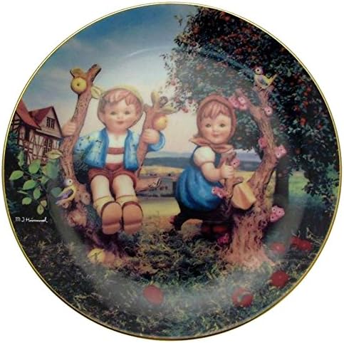 Hummel Little Companions Apple Tree Boy and Girl plate CP2591