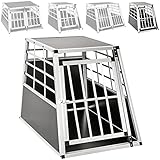 TecTake Alu Hundetransportbox -diverse Größen- (Single Groß)