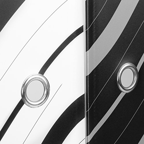 LANGRIA Stufenregal 12-Kubus Modular Lagerregal Kleiderschrank Garderobe mit Transluzenten Zebra Striped Türen Design für Kleidung, Schuhe, Spielzeug und Bücher - 5