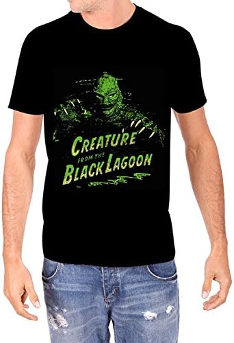 Creature From The Black Lagoon Men's Green Creature T-Shirt(Medium)