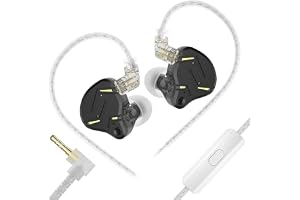 2026 KZ ZST PRO X In-Ear Monitor, 1BA+1DD Hybrid, Djup Bas, HiFi IEM för Spel & Musik, Trådbunden (med Mic, Svart