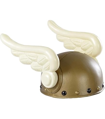 Casque Obélix Enfant – Déguisement Officiel Astérix & Obélix Gris Avec Tresses – Carnaval & Fête