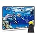 Produktbild WWSZ Beamer Leinwand, 84 Zoll Projektor Screen 186x105cm Heimkino HD 16: 9 Projektionswand Faltbarer beweglicher Projektor-Schirm mit hängendem Loch 3D/4D Leinwand im Freienwand / HDTV / Sport / Heimkino / Ausbildung