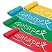 Produktbild Neuheit: Gatapex Fitness-Band 2, 5m x 14, 5cm in 4 Stärken als Set Trainingsbänder, Gymnastikbänder, Übungsband, Yoga, Fitness, Reha, Physiotherapien, Trainingsband, Gymnastikband