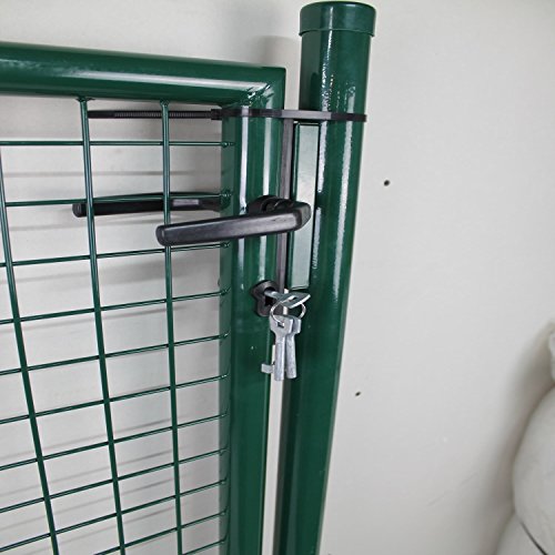 Gartentor 100×100 Tor Gartentüre Gartentor feuerverzinkt pulver beschichtet versandkostenfrei (D) - 3