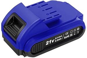 Batteria da 2,0 AH per avvitatore a batteria MHPRO 21 V, viola