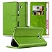 Produktbild Cadorabo Hülle für Samsung Galaxy J5 2016 (6) - Hülle in Gras GRÜN – Handyhülle im Luxury Design mit Kartenfach und Standfunktion - Case Cover Schutzhülle Etui Tasche Book