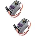 Robotbanao 2 x Mg996R Metal Gears Digital Rc Servo Motor High Torque (Black) (2 Pcs)