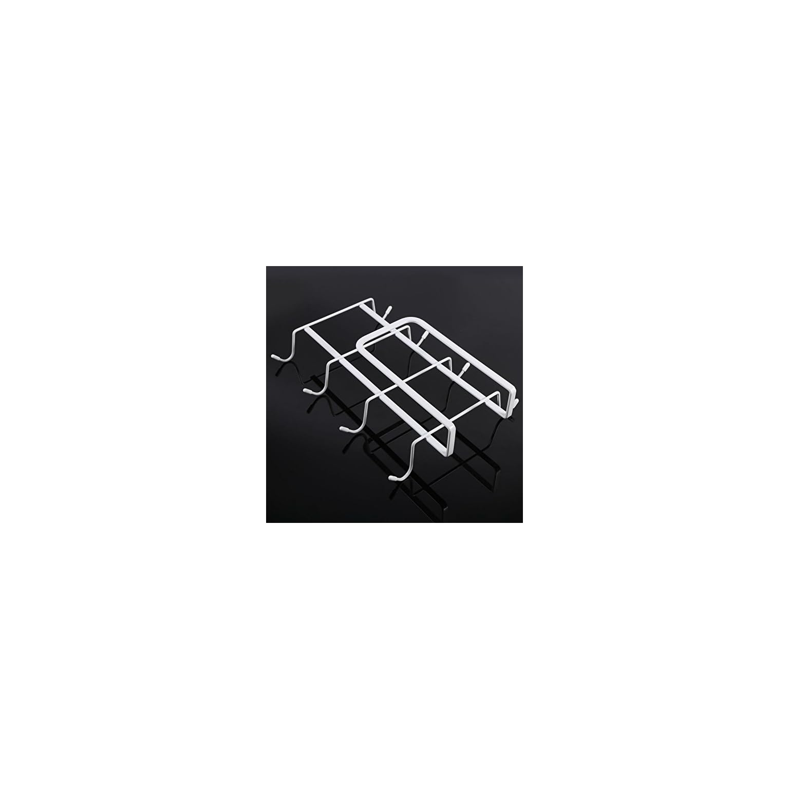 YoGou 8 Haken unter Regal Schrank Rack Becher Tee Tasse Halter