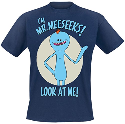 Rick & Morty Mr. Meeseeks Camiseta Azul XL
