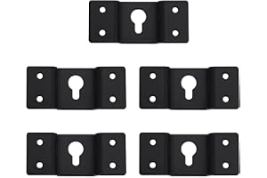 Gutol 5 st högtalare väggfästen 7,1 cm långa väggfästen för surroundhögtalare, väggmålningar, klockor, foton
