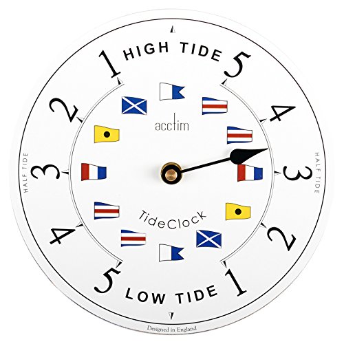 Acctim 24682 Ryde Reloj de pared, color blanco