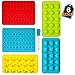 Produktbild Kompanion Gummibärchen/Schokoladenform Silikon Formen und Eiswürfelbereiter 6-Teiliges Set, Pralinenformen, Herz-, Stern- und Muscheln-Formen für Kinder