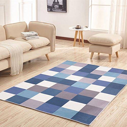 SESO UK Modern simple geometric carpet Non-slip large rug for kids bedroom living room (Size : 200X300cm)