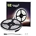 Price comparison product image LE 5M Super-bright LED Strip Lights, 300 SMD 5050 LED Tape, 12V DC Ribbon Lighting, Daylight White Striplight, Non-waterproof, Not Contain the Power Supply