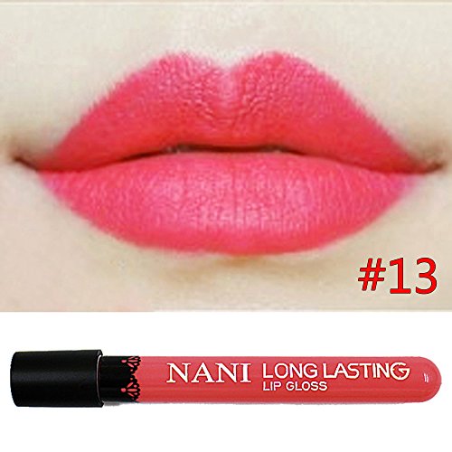 Neverland Waterproof Liquid Makeup Lip Pencil Matte Lipstick Lip Gloss Super Long Lasting 13#