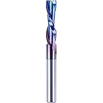 AKYLIN Spiraal-kantenfrees, 8 mm schacht, up & down compressie-cut gesneden spiraalfrees voor bovenfrees, 12 mm snijdiameter, 12,7 mm snijlengte, spiraalgroef, dubbele kogellagers, houtfrees AKYLIN Spiraal-kantenfrees, 8 mm schacht, up & down compressie-cut gesneden spiraalfrees voor bovenfrees, 12 mm snijdiameter, 12,7 mm snijlengte, spiraalgroef, dubbele kogellagers, houtfrees
