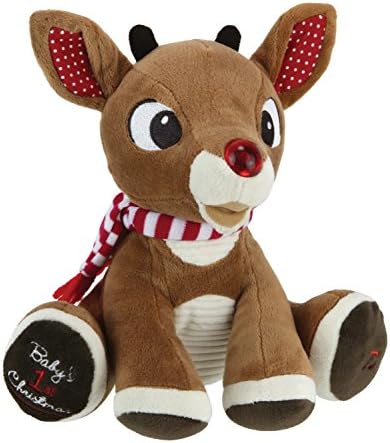 Kids Preferred RUDOLPH BABY'S 1ST CHRISTMAS PLUSH LIGHTS MUSIC