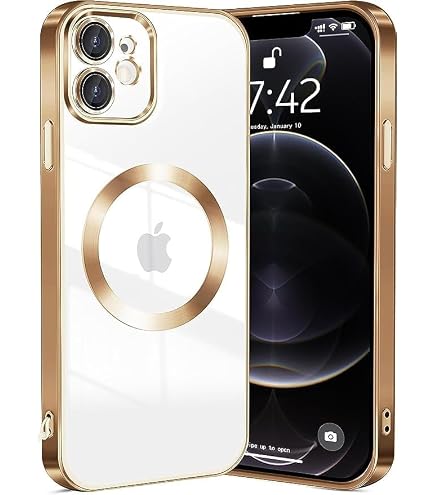 Apple iPhone 11 Pro ゴールド 512gb クリアケース付 Best HUB Electroplated Logo View Case for iPhone 11 Pro Max