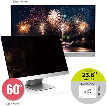 SenseAGE Anti-Blue Light Privacy Screen Protectors Filter for Widescreen Monitor 23.8 inch 16:9 (20.72" x 11.65"/526.4 x 295.9mm)