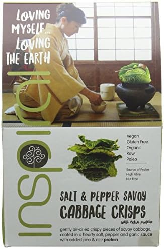 inSpiral Salt &amp; Pepper Savoy Cabbage Crisps 40g